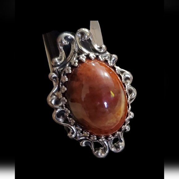 Antique JASPER Ring - Picture 2 of 4